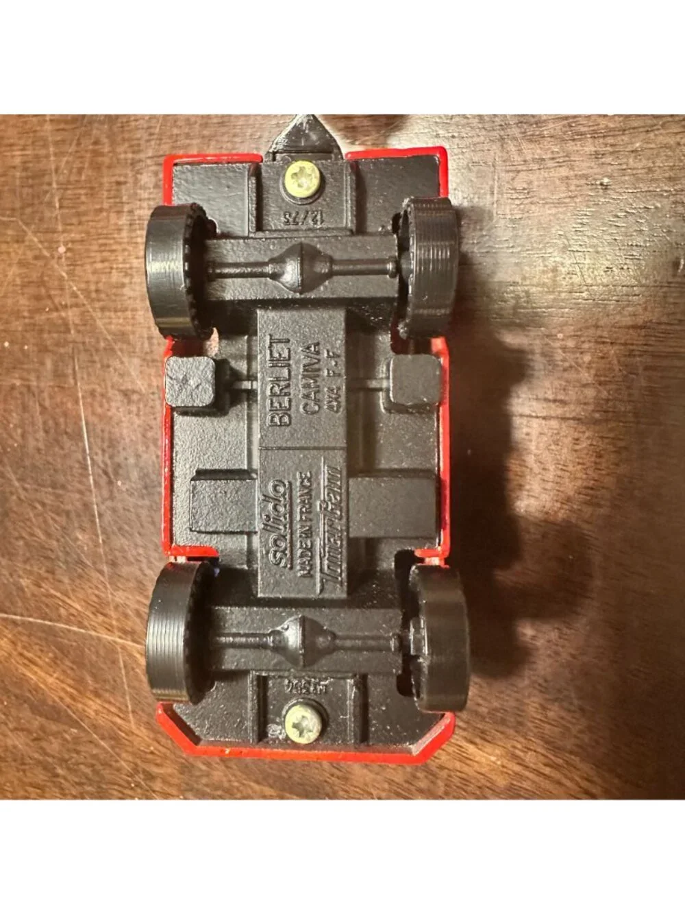 Vintage Solido Toner Gam Berliet Camiva 4X4 F-F with No 360 Moto Pumpe Guinard F